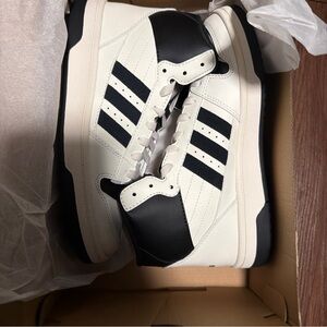 adidas Break Start Mid Womens Basketball Lifestyle Shoes, Cream White Sz 6.5